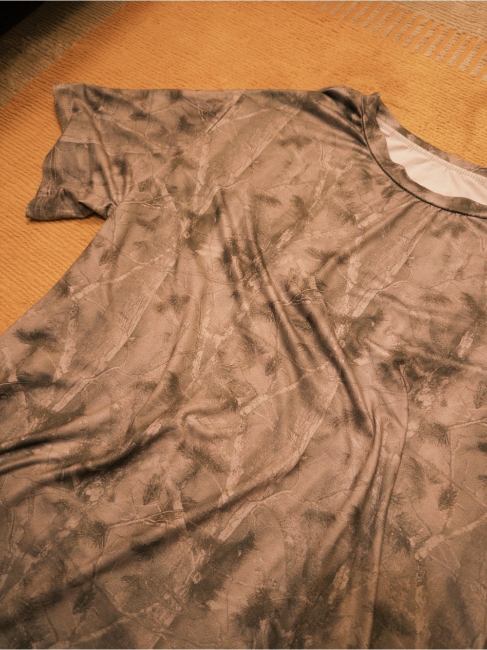 Men's Short Sleeve Tie-Dye Crewneck Shirt - Gray - Picture 2 of 2